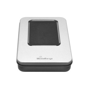 MEDIARANGE Aluminium-Box zur Aufbewahrung von USB Speichersticks