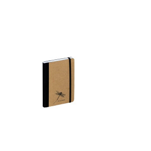 PAGNA Notizbuch Pur - A6, kariert, natur