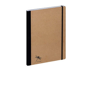 PAGNA Notizbuch Pur - A4, kariert, natur