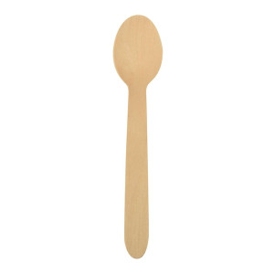 PAPSTAR Einweg Löffel Holz Pure - 15,7 cm, 100 Stück