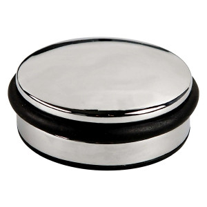 ALCO Türstopper - Ø 10 cm, flach, chrom