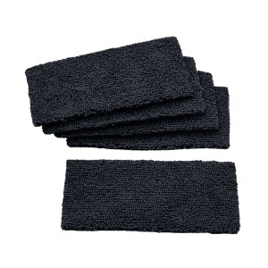 SIGEL Ersatzpad für Holz-Board-Eraser - Mikrofaser mit Klett, schwarz, Stück