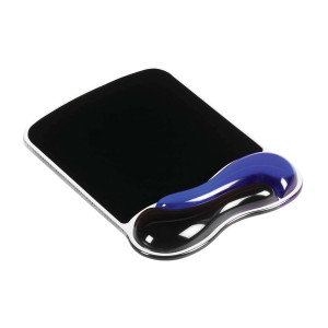 KENSINGTON Duo Gel Mauspad - abwischbar, blau/grau