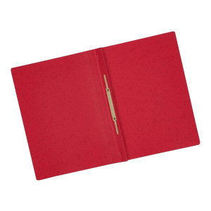 OXFORD Schnellhefter TOP FILE+ - A4, Karton 390g/qm, kfm. und Amtsheftung, dunkelrot