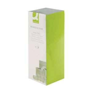 Q-CONNECT Klebeband - 15 mm x 33 m, 10 Rollen, transparent