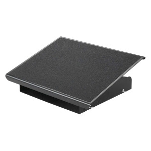 Q-CONNECT Fußstütze Metall, schwarz