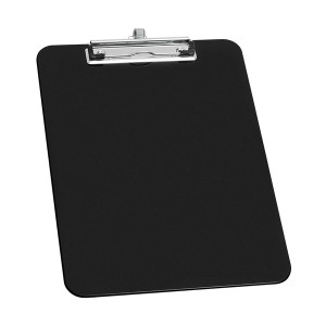 WEDO Klemmbrett mit Stiftehalter - A4, schwarz, 227x329 mm