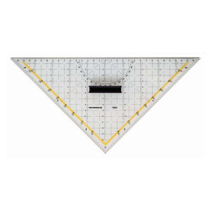RUMOLD Geometrie-Dreieck - 320 mm, Schneidekante, Griff
