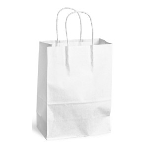 PACK´N POST Tragetasche Jumbo - 400 x 160 x 450 mm, 150 Stück, weiß