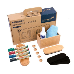LEGAMASTER WOODEN Whiteboard Zubehörset 17-teilig