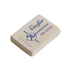LÄUFER Radierer SW für Blei 40x28x7,5mm