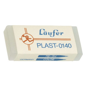 LÄUFER Radierer Plast für Blei 46x20x9mm