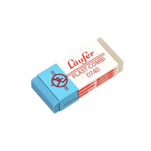 LÄUFER Radierer Plast-COMBI 46x20x9mm