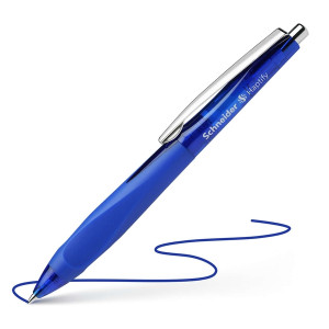 SCHNEIDER Kugelschreiber Haptify - M, dokumentenecht, blau