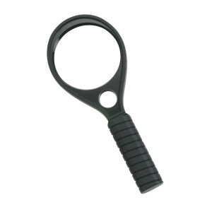 ECOBRA Leselupe SPORT Ø 50 + 15 mm - 2,5 / 5 fach, schwarz