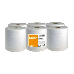 RACON Handtuchrolle Premium - 20 cm x 140 m, 2-lag., hochweiß, 35 g/qm, 6 Rollen