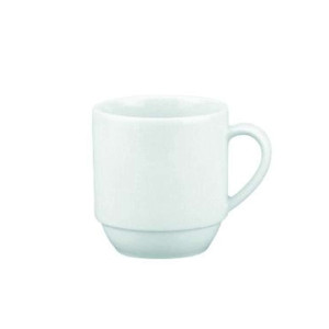 SCHÖNWALD Kaffeebecher Joker Form 1498 - 0,28 l, Porzellan, weiß