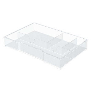 LEITZ 5215 Schubladeneinsatz CUBE/PLUS/WOW - A4, Polystyrol, glasklar