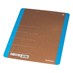 DONAU Klemmbrett Life, A4, Karton, neonblau