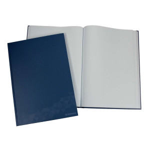 DONAU Geschäftsbuch - A4, 96 Blatt, 70g/qm, blanko, blau