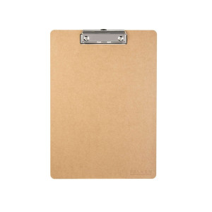 FALKEN Klemmbrett PURE Nature - A4, Vegan, braun