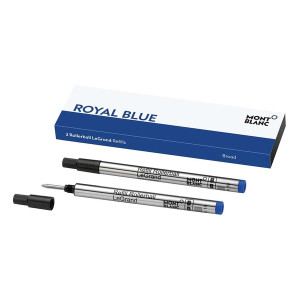 MONT BLANC Tintenrollermine LeGrand - B, 2 Stück, royal blue