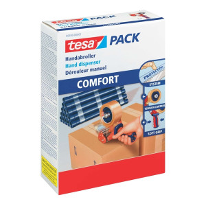TESA Handabroller Comfort - Rollen bis 50 mm x 66 m