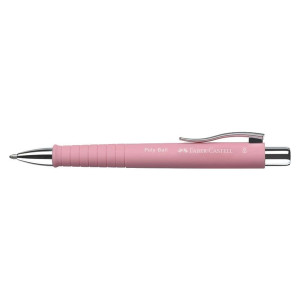 FABER CASTELL Kugelschreiber Poly Ball - XB, dokumentenecht, rosé