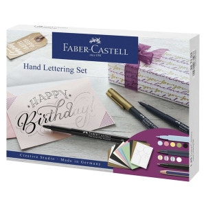FABER CASTELL Kreativset Handlettering - 12-teilig