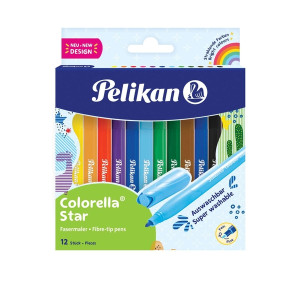 PELIKAN Fasermaler Colorella® Star C 302 - 12er Faltschachtel