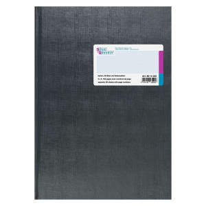 KÖNIG & EBHARDT Geschäftsbuch - A4, 96 Blatt, 80 g/qm, kariert, grau