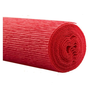 WEROLA Floristen Krepppapier - 50 x 250 cm, rotorange