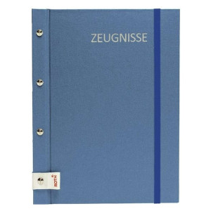 ROTH Zeugnismappe - 12 Hüllen, blau