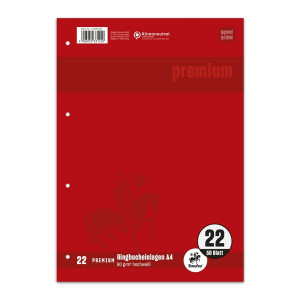 STAUFEN PREMIUM Ringbucheinlage PREMIUM LIN 22 - A4, 90 g/qm, 50 Blatt