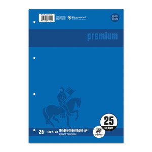 STAUFEN PREMIUM Ringbucheinlage PREMIUM LIN 25 - A4, 90 g/qm, 50 Blatt