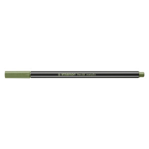 STABILO Premium Metallic-Filzstift - Pen 68 metallic - Einzelstift - metallic hellgrün