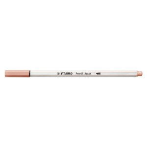 STABILO Premium-Filzstift Pinselspitze Pen 68 brush - Einzelstift - apricot
