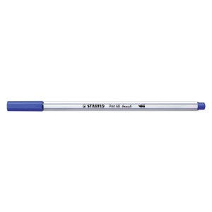 STABILO Premium-Filzstift Pinselspitze Pen 68 brush - Einzelstift - ultramarinblau
