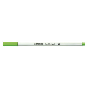 STABILO Premium-Filzstift Pinselspitze Pen 68 brush - Einzelstift - hellgrün
