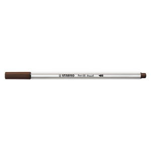 STABILO Premium-Filzstift Pinselspitze Pen 68 brush - Einzelstift - braun