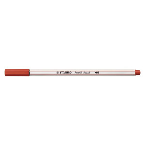 STABILO Premium-Filzstift Pinselspitze Pen 68 brush - Einzelstift - carminrot