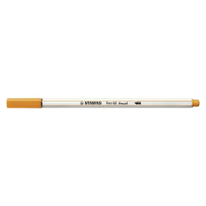 STABILO Premium-Filzstift Pinselspitze Pen 68 brush - Einzelstift - orange