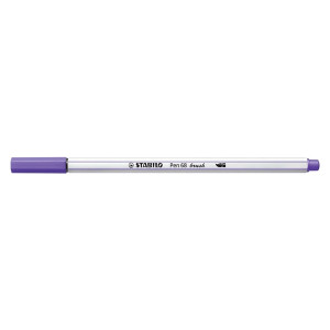 STABILO Premium-Filzstift Pinselspitze Pen 68 brush - Einzelstift - violett