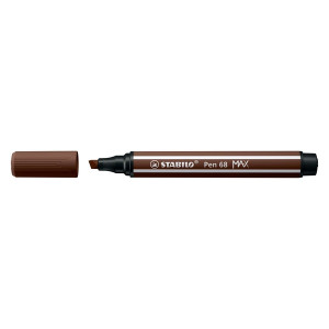 STABILO Premium-Filzstift Pen 68 MAX - braun