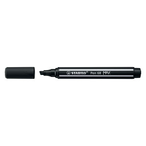 STABILO Premium-Filzstift Pen 68 MAX - schwarz