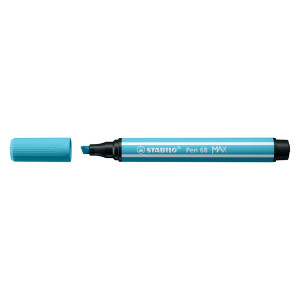 STABILO Premium-Filzstift Pen 68 MAX - azurblau
