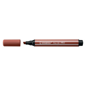 STABILO Premium-Filzstift Pen 68 MAX - siena