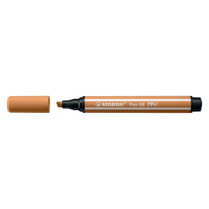 STABILO Premium-Filzstift Pen 68 MAX - ocker dunkel