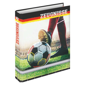 RNK Zeugnisringbuch Fußballfieber - A4, 4 Ring-Mechanik