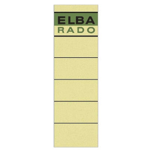 ELBA Ordnerrückenschilder - kurz/breit, chamois, 10 Stück